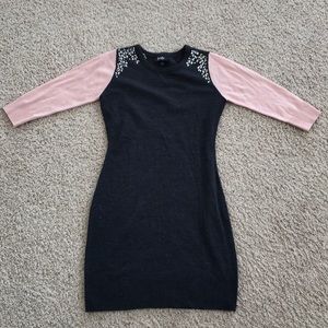 Gray/Pink Sweater Dress Size Medium